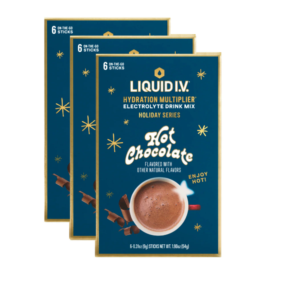 Liquid I.V.® Hydration Multiplier® - Limited Edition Hot Chocolate - Hydration Powder Packets-18ct Bundle
